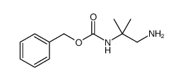 Carbamic acid, N-(2-amino-1,1-dimethylethyl)-, phenylmethyl ester Structure