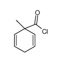 2,5-Cyclohexadiene-1-carbonyl chloride, 1-methyl- (9CI) Structure