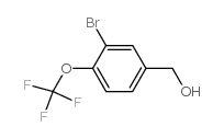 (3-Bromo-4-(trifluoromethoxy)phenyl)methanol Structure