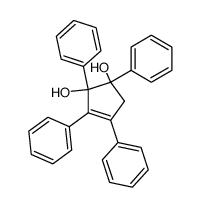 1,2,3,4-tetraphenyl-cyclopent-3-ene-1,2-diol Structure