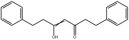 (Z)-5-Hydroxy-1,7-diphenylhept-4-en-3-one结构式
