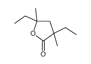 3,5-diethyl-3,5-dimethyloxolan-2-one Structure