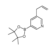 3-(2-丙烯-1-基)-5-(4,4,5,5-四甲基-1,3,2-二噁硼烷-2-基)-吡啶图片