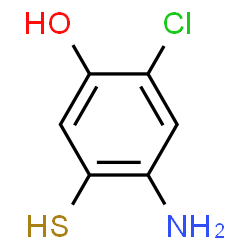 Phenol,4-amino-2-chloro-5-mercapto- Structure