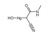 cyano-methylcarbamoyl-methylmercury (1+), hydroxide Structure