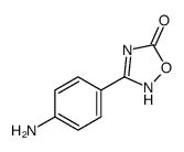 3-(4-AMINOPHENYL)-1,2,4-OXADIAZOL-5(4H)-ONE结构式
