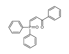 3-diphenylphosphoryl-1-phenylprop-2-en-1-one Structure