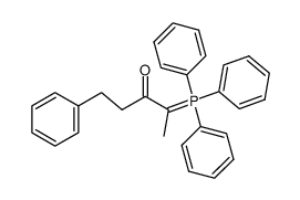 Triphenylphosphin-(1-hydrocinnamoyl-aethylen) Structure