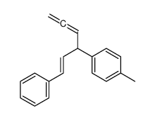 1-methyl-4-(1-phenylhexa-1,4,5-trien-3-yl)benzene Structure