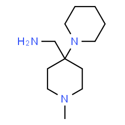 1-(1'-methyl-1,4'-bipiperidin-4'-yl)methanamine(SALTDATA: FREE)结构式