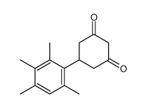 5-(2,3,4,6-tetramethylphenyl)cyclohexane-1,3-dione Structure