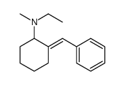 2-benzylidene-N-ethyl-N-methylcyclohexan-1-amine结构式
