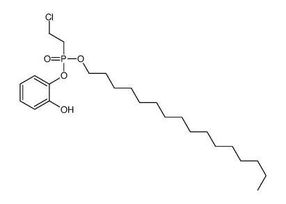 2-[2-chloroethyl(hexadecoxy)phosphoryl]oxyphenol Structure