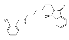 2-[6-[(2-aminophenyl)methylamino]hexyl]isoindole-1,3-dione结构式