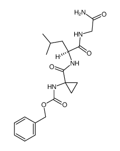 Benzyloxycarbonyl-1-aminocyclopropane-1-carboxy-leucyl-glycine Amide Structure