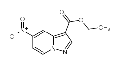 5-NITRO-PYRAZOLO[1,5-A]PYRIDINE-3-CARBOXYLIC ACID ETHYL ESTER Structure