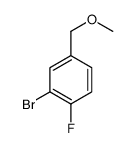 2-溴-1-氟-4-甲氧基甲基苯结构式