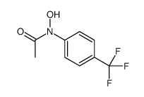 N-hydroxy-N-[4-(trifluoromethyl)phenyl]acetamide结构式