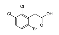 2-BROMO-5,6-DICHLOROPHENYLACETIC ACID结构式