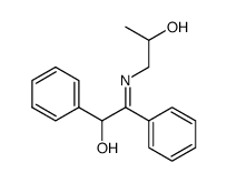1-[2-Hydroxy-1,2-diphenyl-eth-(Z)-ylideneamino]-propan-2-ol Structure