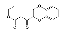 Ethyl 3-(1,4-Benzodioxan-2-yl)-3-oxopropanoate Structure