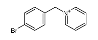 1-[(4-bromophenyl)methyl]pyridin-1-ium结构式