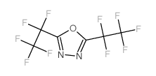 2,5-bis(1,1,2,2,2-pentafluoroethyl)-1,3,4-oxadiazole Structure