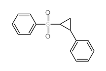 Benzene,[(2-phenylcyclopropyl)sulfonyl]- Structure