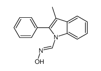 N-[(3-methyl-2-phenylindol-1-yl)methylidene]hydroxylamine Structure