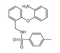 N-[[2-(2-aminophenoxy)phenyl]methyl]-4-methylbenzenesulfonamide结构式