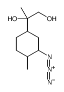 2-(3-azido-4-methylcyclohexyl)propane-1,2-diol结构式