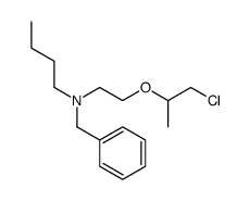 N-benzyl-N-[2-(1-chloropropan-2-yloxy)ethyl]butan-1-amine Structure