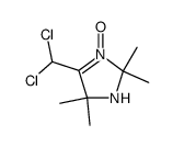 4-dichloromethyl-2,2,5,5-tetramethyl-3-imidazoline-3-oxide结构式