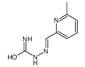 6-methyl-2-pyridinecarboxaldehyde semicarbazone structure