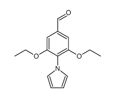 Benzaldehyde, 3,5-diethoxy-4-(1H-pyrrol-1-yl) picture