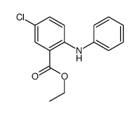 ethyl 2-anilino-5-chlorobenzoate Structure
