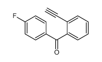 (2-ethynylphenyl)-(4-fluorophenyl)methanone结构式