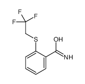 2-(2,2,2-trifluoroethylsulfanyl)benzamide Structure