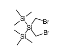 2,2-bis(bromomethyl)-1,1,1,3,3,3-hexamethyltrisilane Structure