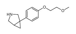 1-[4-(2-methoxyethoxy)phenyl]-3-azabicyclo[3.1.0]hexane Structure