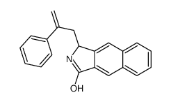 1-(2-phenylprop-2-enyl)-1,2-dihydrobenzo[f]isoindol-3-one结构式
