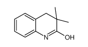 3,3-Dimethyl-3,4-dihydro-1H-quinolin-2-one Structure