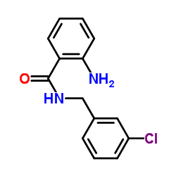 2-Amino-N-(3-chlorobenzyl)benzamide结构式