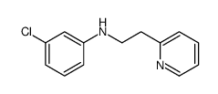 2-Pyridineethanamine, N-(3-chlorophenyl)结构式