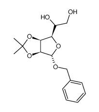 benzyl 2,3-O-isopropylidene-α-D-mannofuranoside Structure