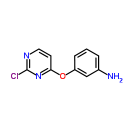 3-((2-Chloropyrimidin-4-yl)oxy)aniline structure