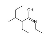 N,2-diethyl-3-methylvaleramide结构式