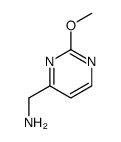(2-methoxypyrimidin-4-yl)methanamine Structure