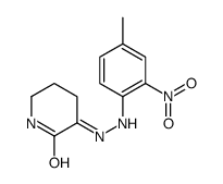 (3E)-3-[(4-Methyl-2-nitrophenyl)hydrazono]-2-piperidinone Structure