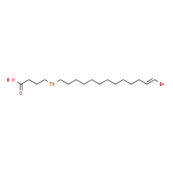 18-bromo-5-tellura-17-octadecenoic acid结构式